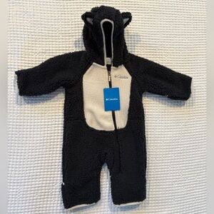 NWT Columbia Foxy Baby Sherpa Bunting Navy: 3-6 months
